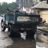 FROT Group in action during a drainage and sanitation community service exercise in Lagos