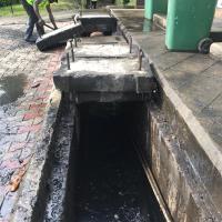 FROT Group in action during a drainage and sanitation community service exercise in Lagos