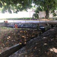 FROT Group in action during a drainage and sanitation community service exercise in Lagos