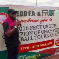 Frot Group Sponsors South South States FA Cup Champion of Champions League Tournament