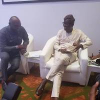 From Left: President FROT Group, Frank Momoh and Lagos State Governor, Babajide Sanwoolu