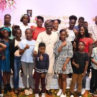 Lagos Governor, Family and Friends with Munachi Mbonu