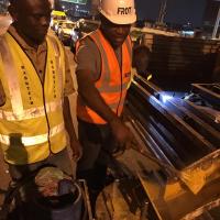Road Markings for Traffic Management and Control in Lagos recently, a Frot Group CSR initiative.