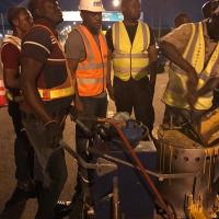 Road Markings for Traffic Management and Control in Lagos recently, a Frot Group CSR initiative.